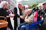 2011 Lourdes Pilgrimage - Archbishop Dolan with Malades (25/267)